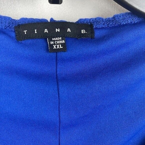 Tiana B. Women Sleeveless Round Neck Lace Dress Size XXL - Picture 3 of 7